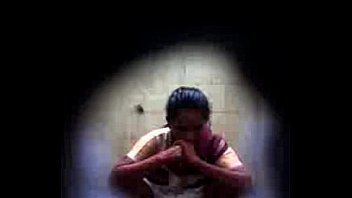 Tamil maid in bathroom