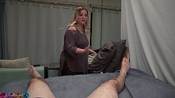 Stepmom thinks maybe sex will help a hurt leg