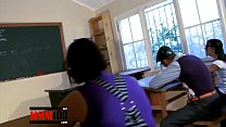 Cuban Pornstar Katia de LYS fucking with Leo Galvez in the classroom